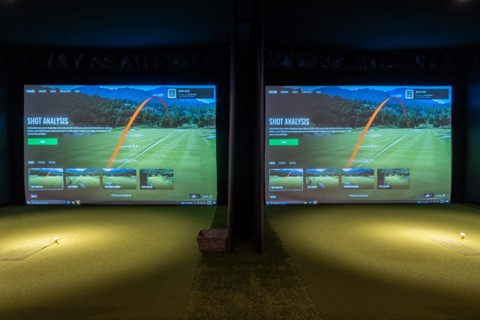 Net Par's indoor Trackman golf simulators